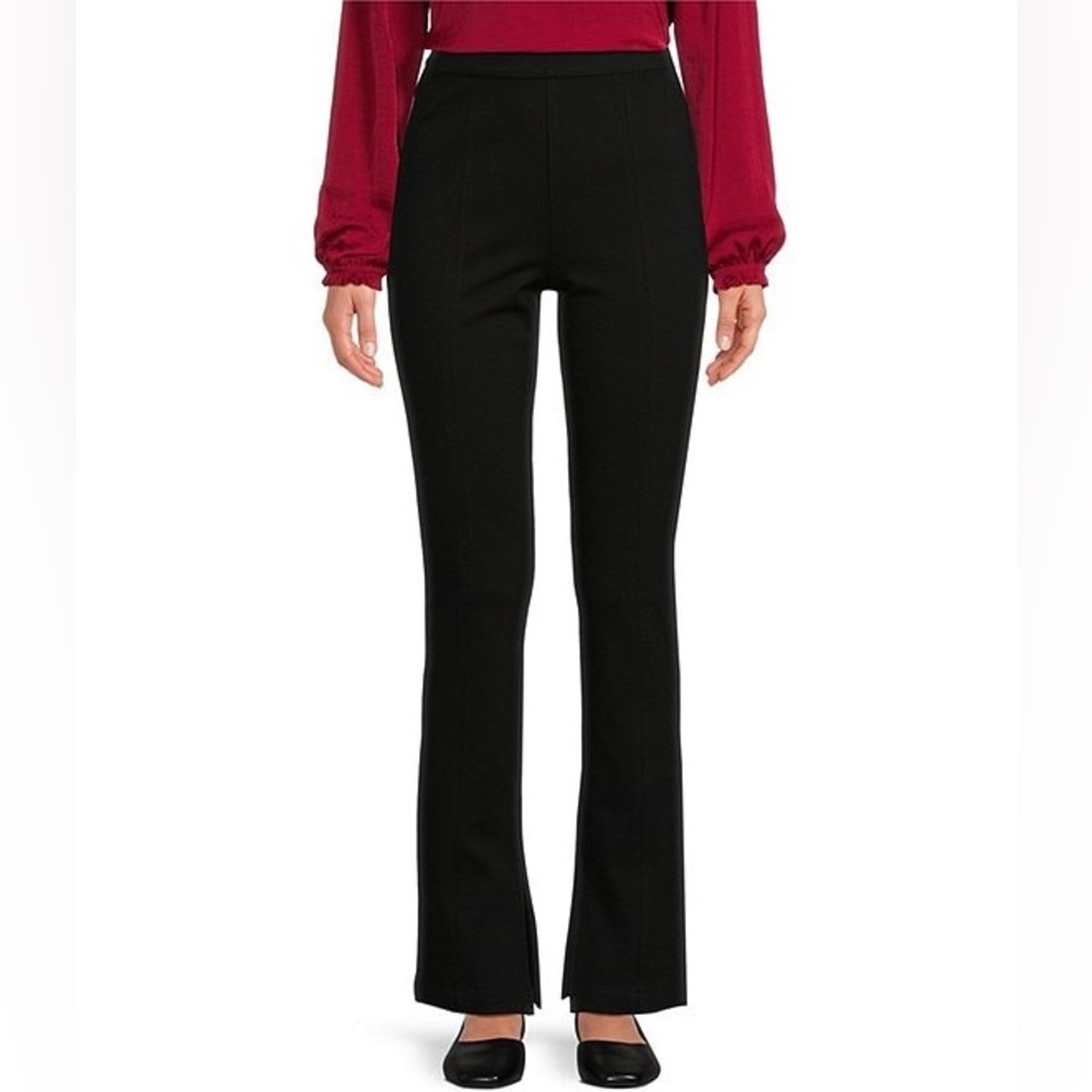 Nurture by Westbound Pull-On Straight Leg Slit Pant